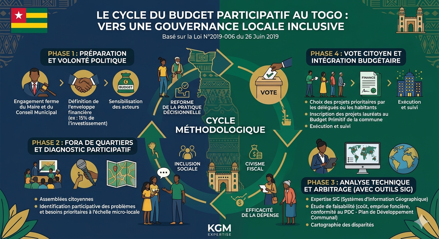 Infographie Budget Participatif Togo