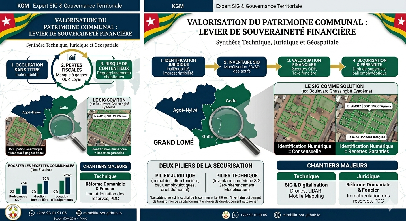Modélisation SIG inventaire patrimoine communal
